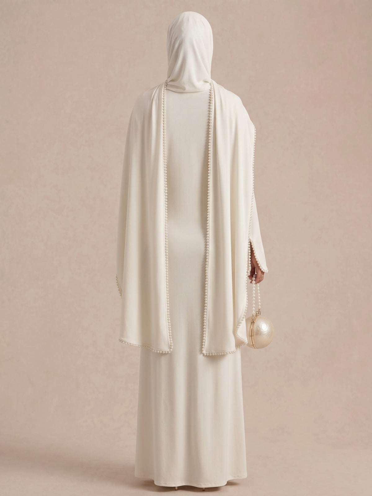 Abaya Blanc Mariage | Caftania Paris