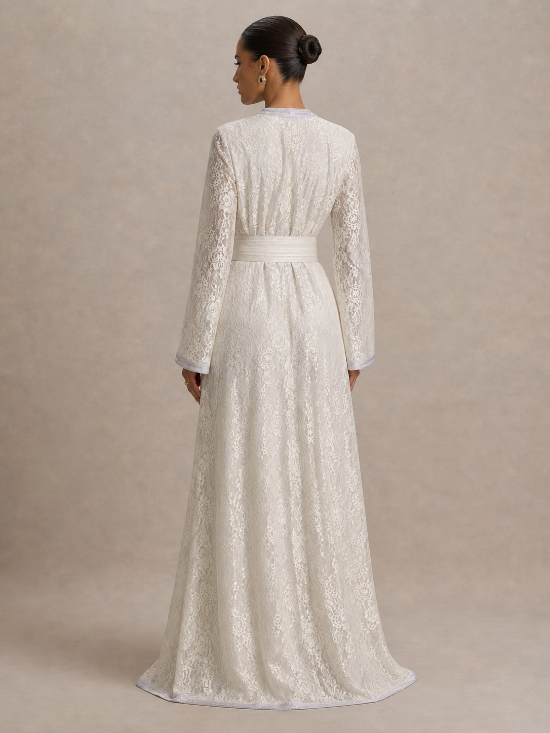Caftan Blanc Hlel | Caftania Paris