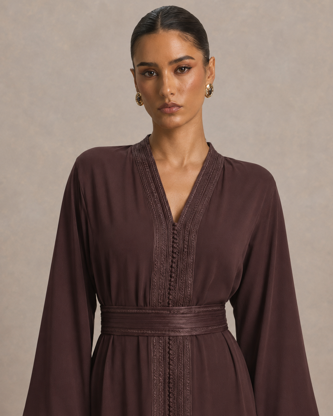 Caftan Marocain Noir | Caftania Paris