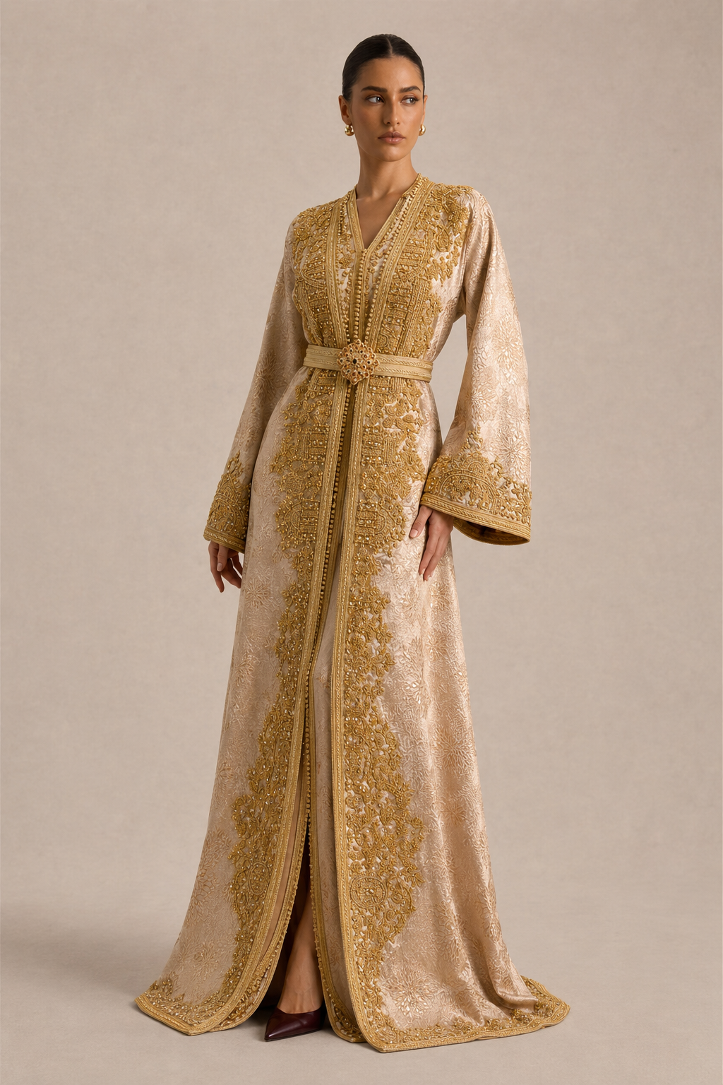 Caftan Blanc Simple