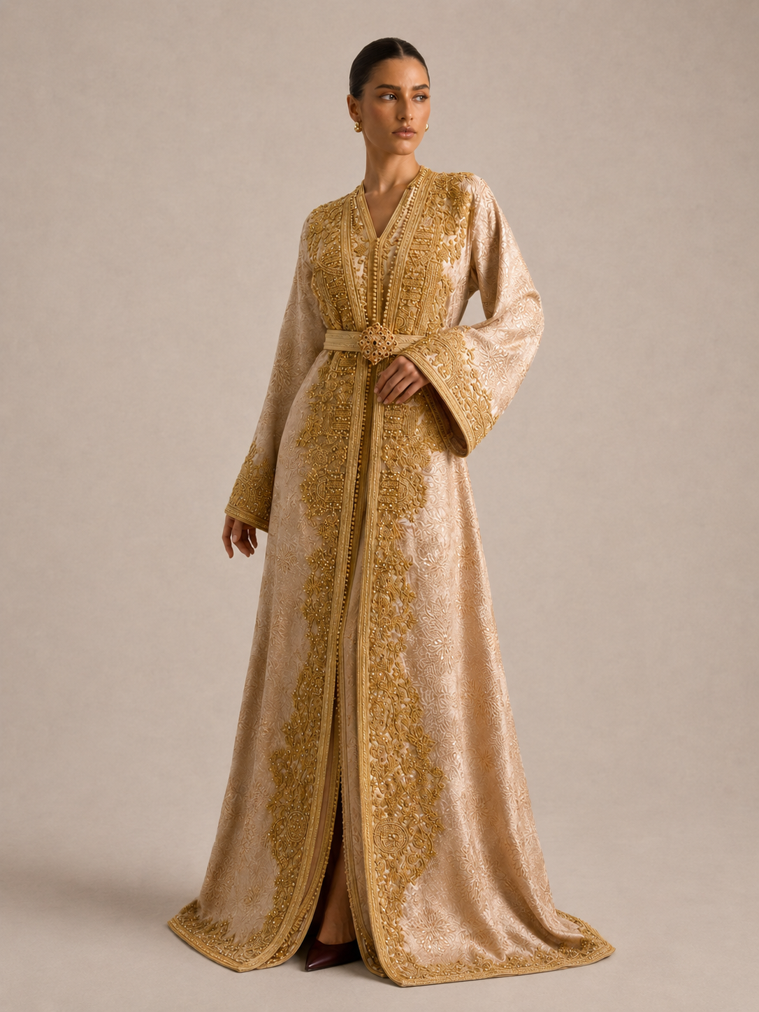 Caftan Blanc Simple