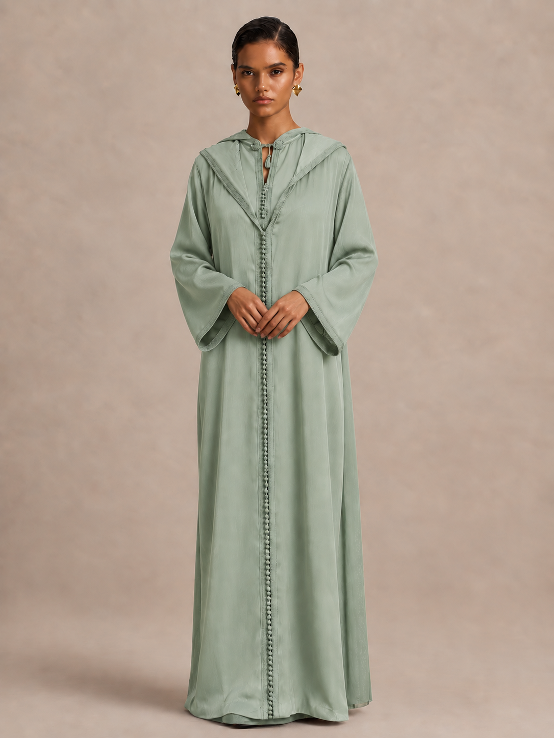 Schlichte Damen-Djellaba (2 Teile)