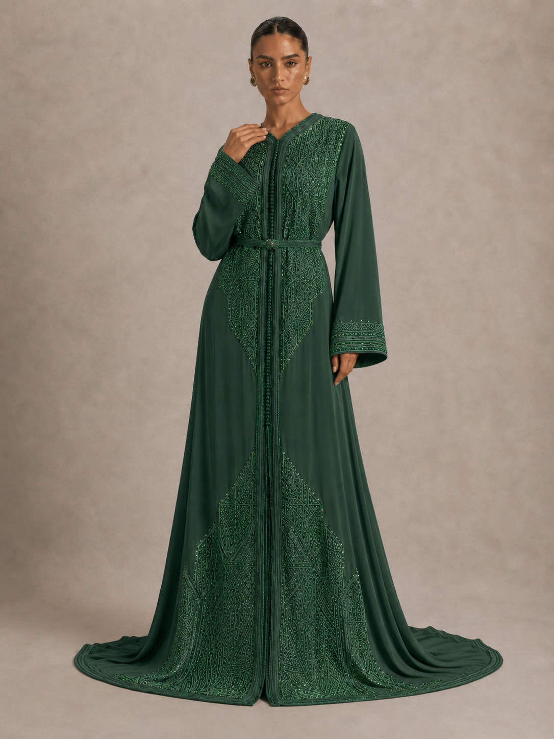 Caftan Hlel Vert