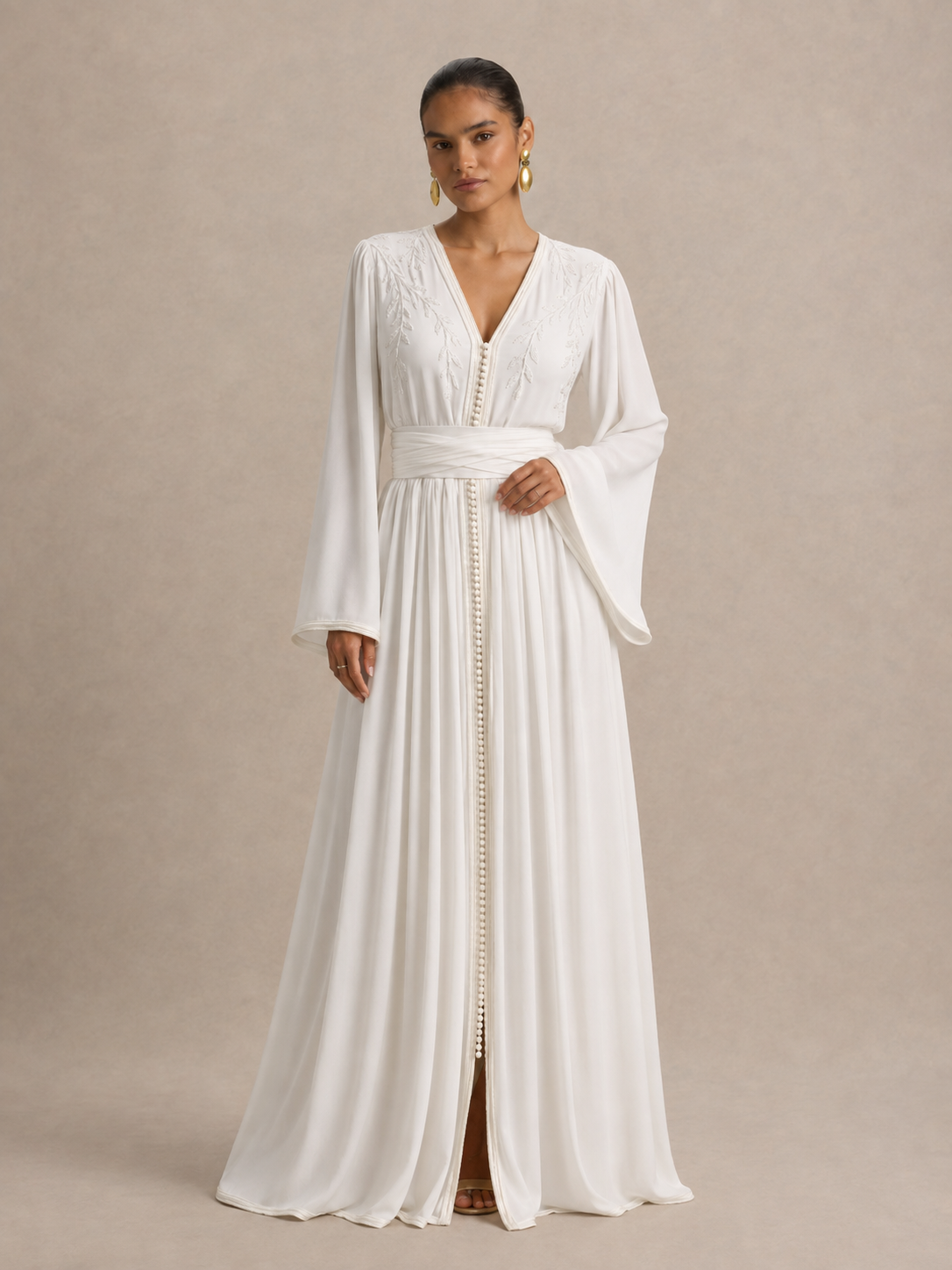 Silver Grey Caftan