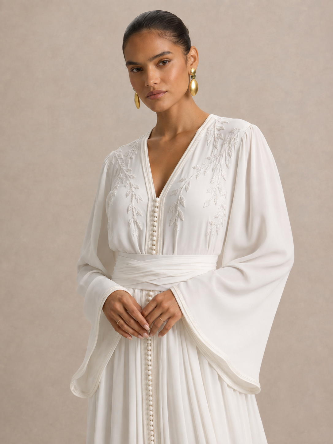 Silver Grey Caftan