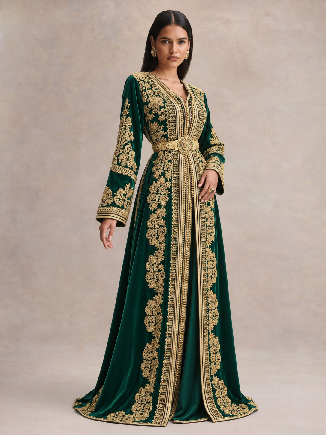 Caftan Hlel Vert