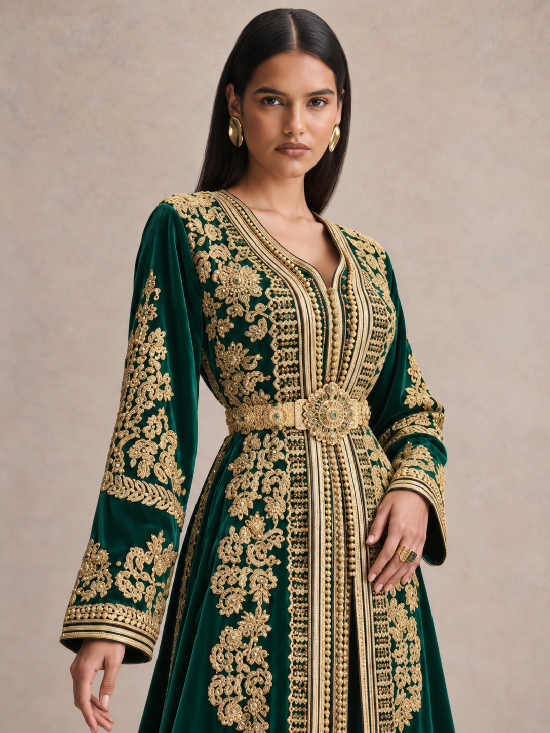 Caftan Hlel Vert