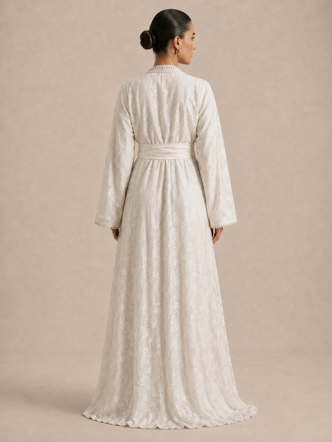 Caftan Mariage Blanc Moderne | Caftnia Paris