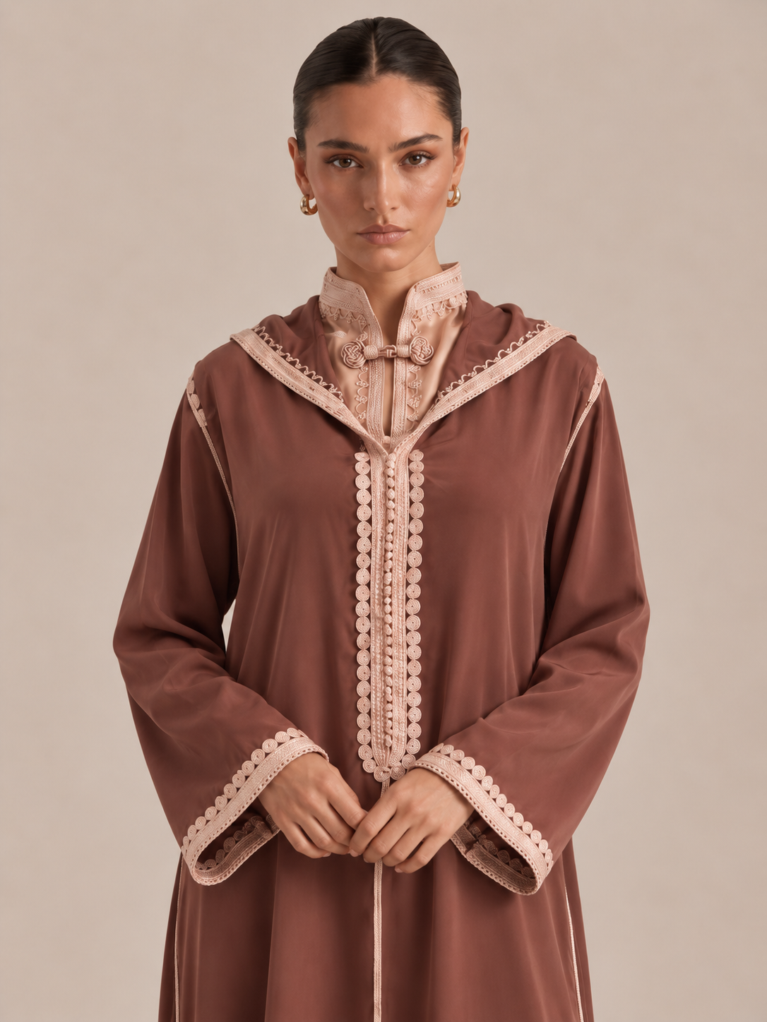 Djellaba Beige | Caftania Paris