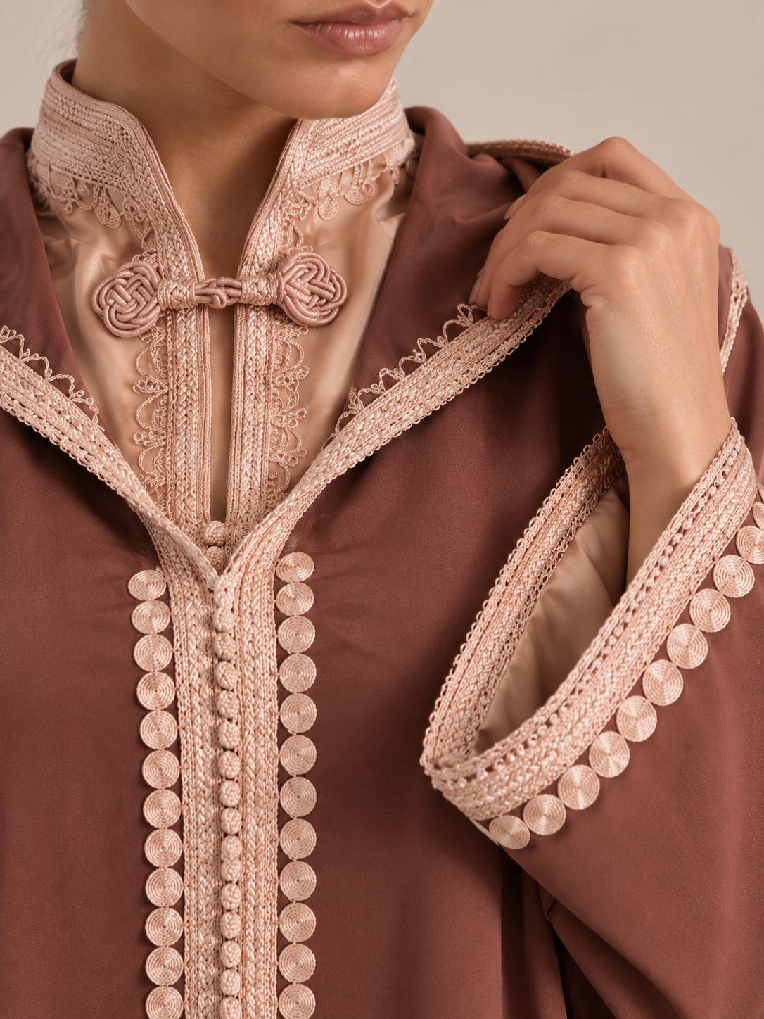Djellaba Beige | Caftania Paris