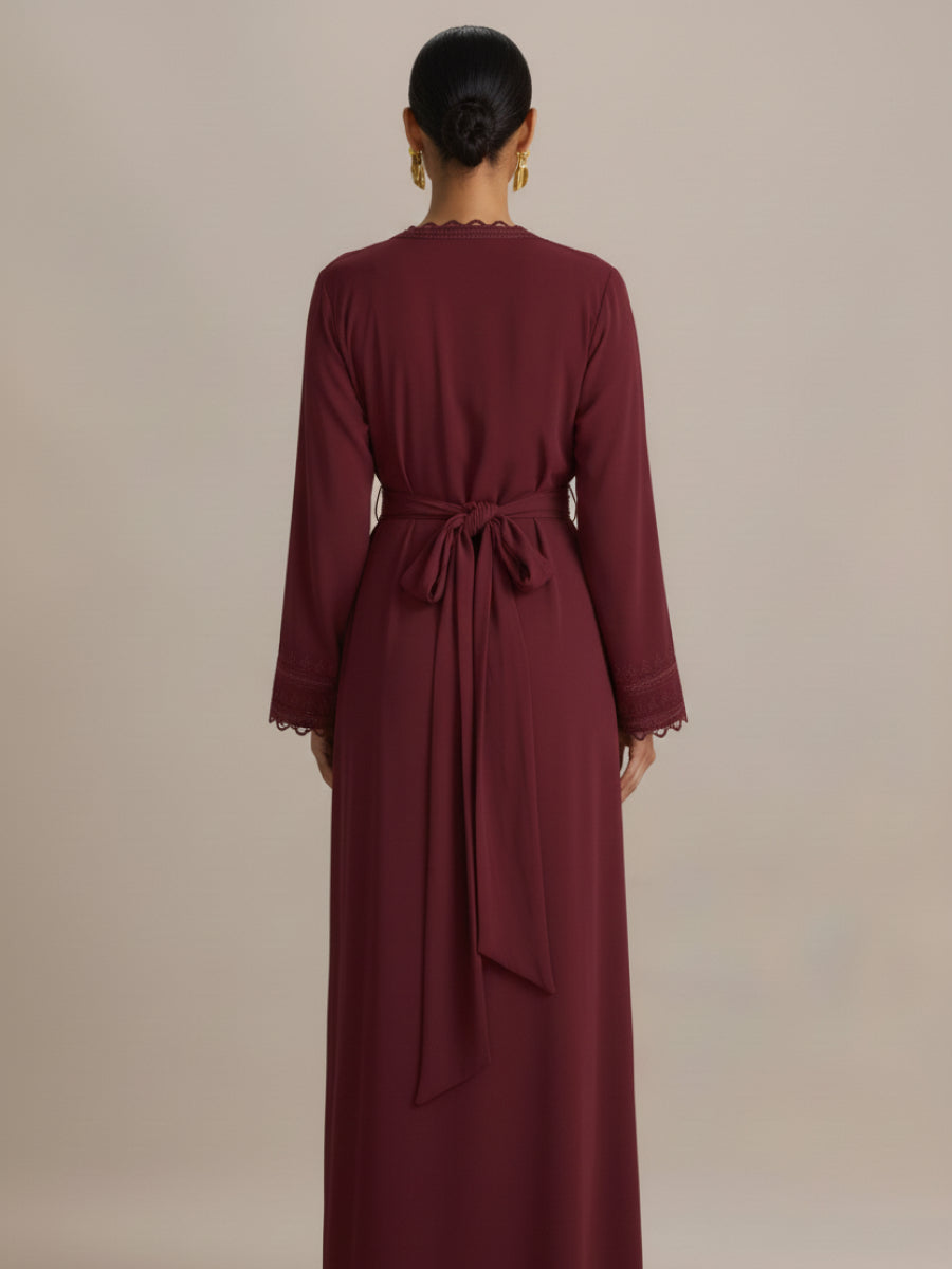 Caftan Bordeaux - Caftania Paris