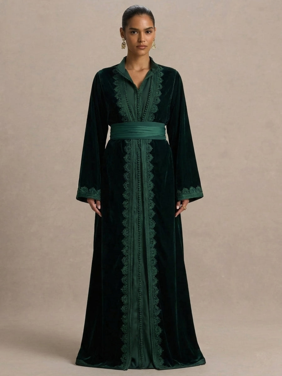 Takchita Vert - Caftania Paris