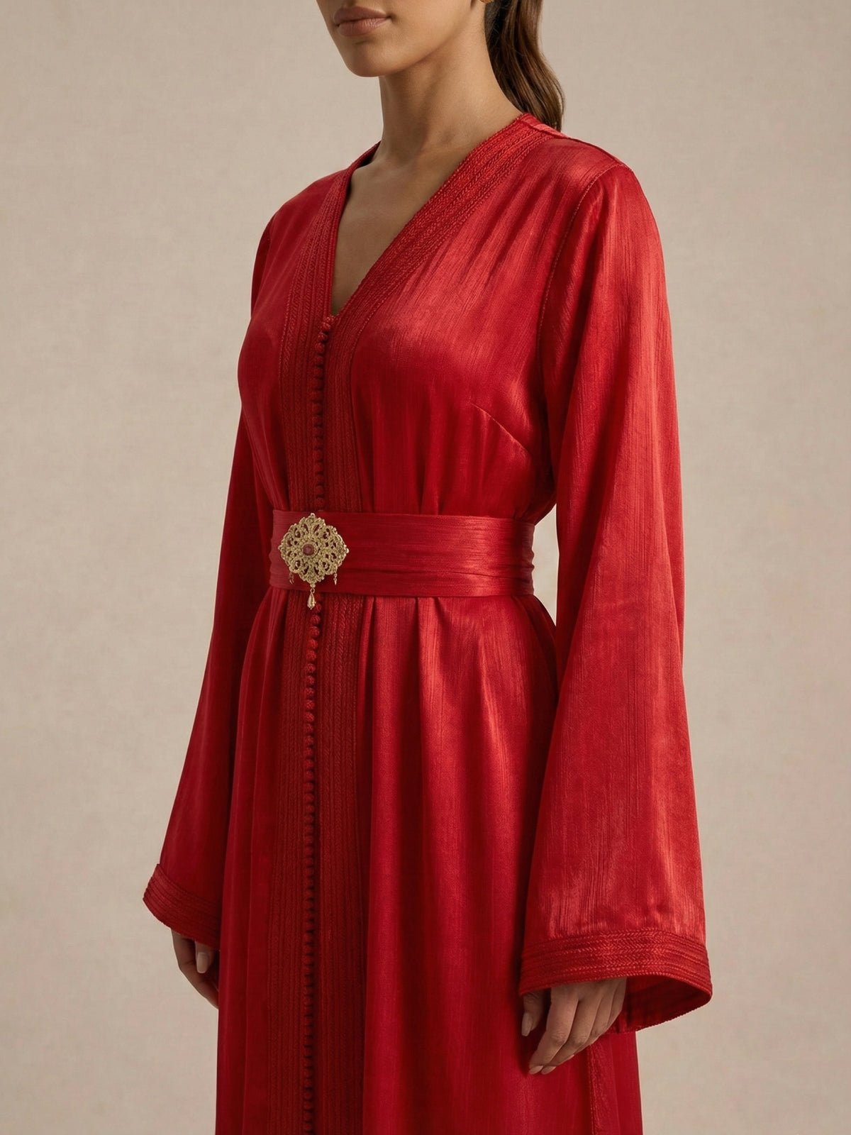 Caftan Rouge Mariage - Caftania Paris
