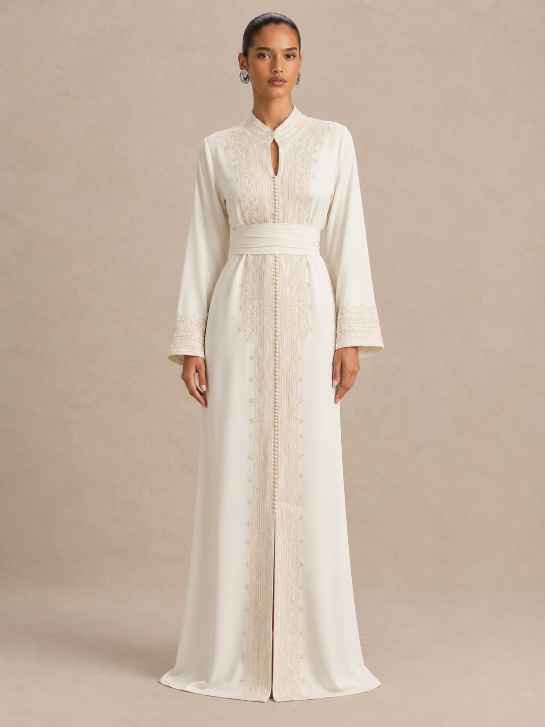 Caftan Marocain Blanc