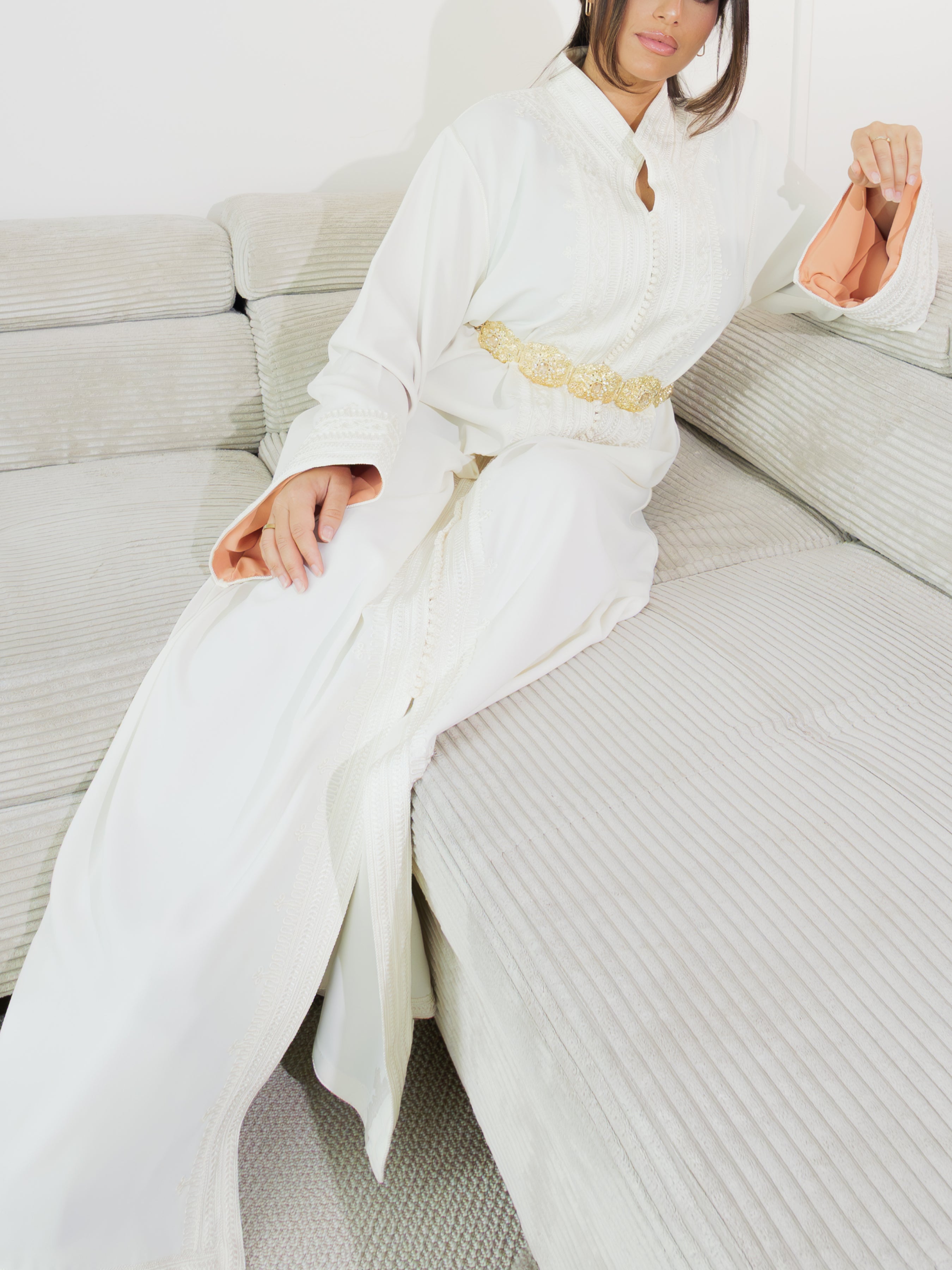 Caftan Blanc Mariée - Caftania Paris