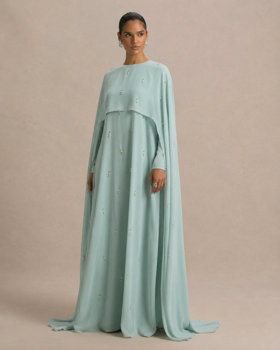 Abaya Vert D'Eau