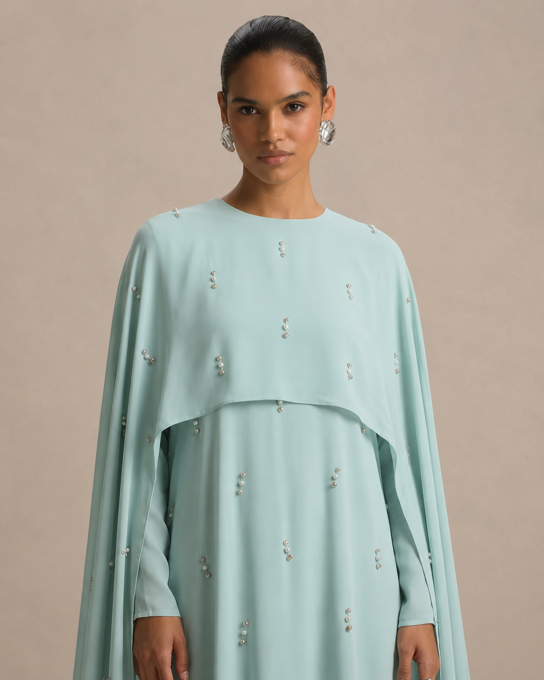 Abaya Vert D'Eau