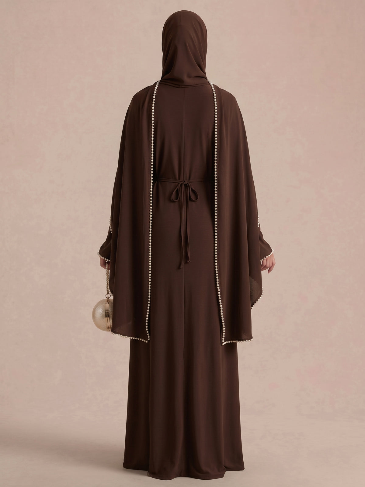 Abaya Marron - Caftania Paris