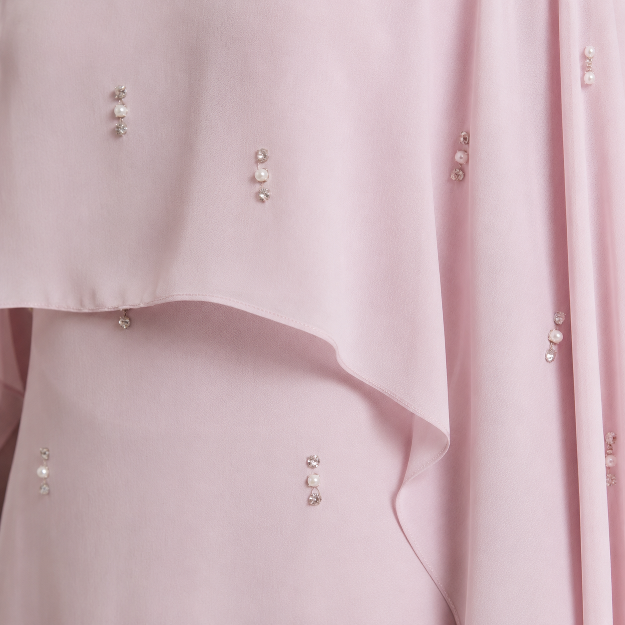 Abaya rosa pálido