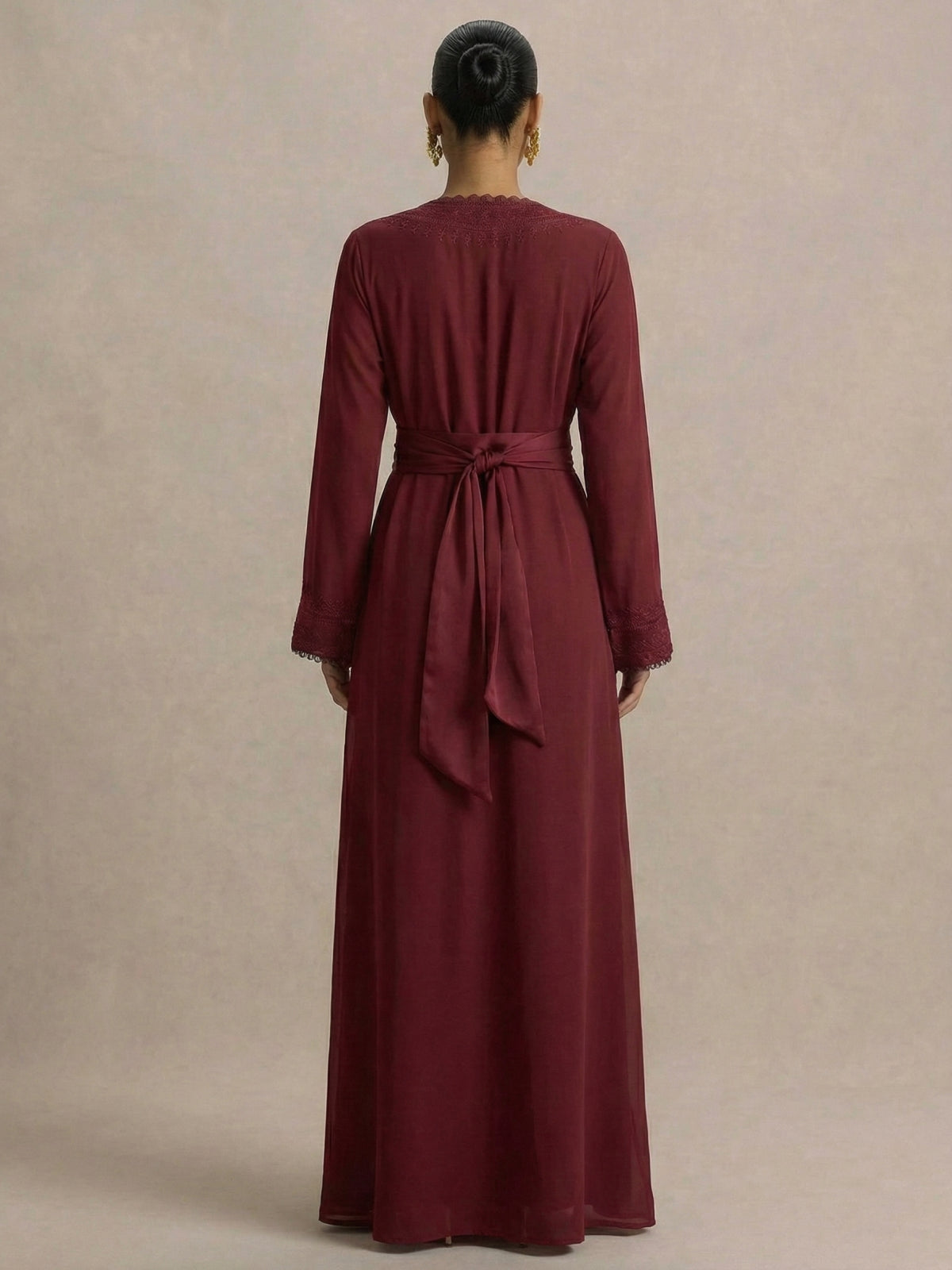 Caftan Bordeaux - Caftania Paris