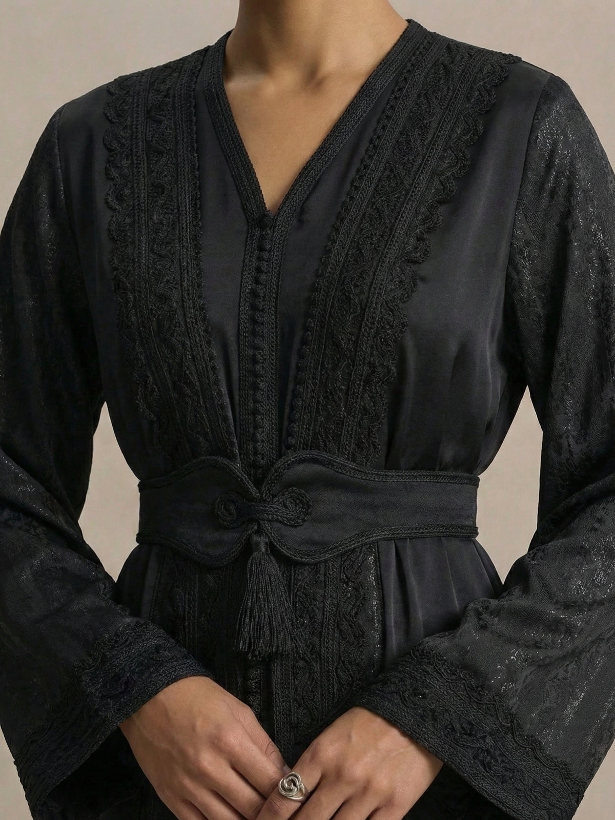 Caftan Mariage Noir - Caftania Paris