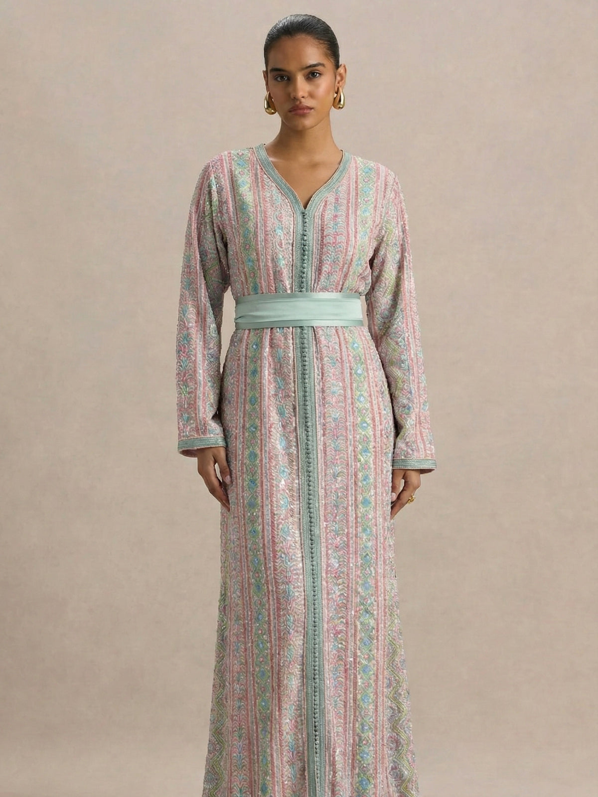 Caftan Marocain Traditionnel - Caftania Paris