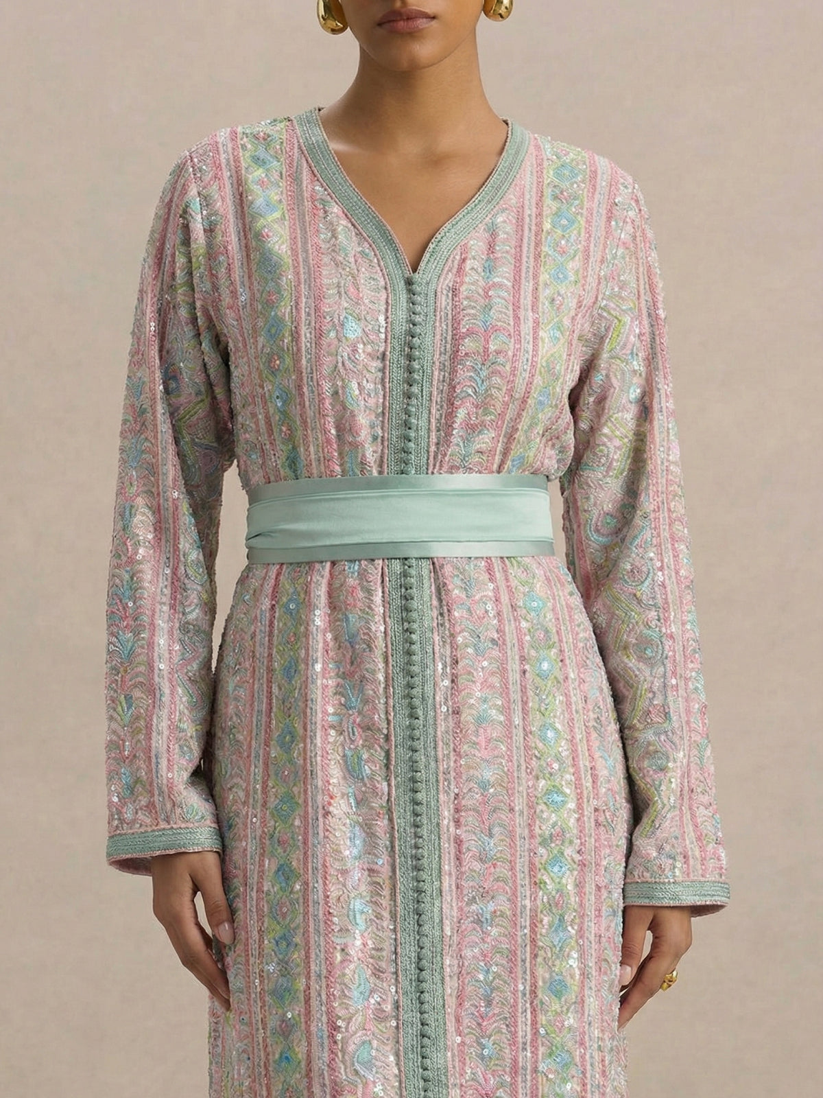 Caftan Marocain Traditionnel - Caftania Paris