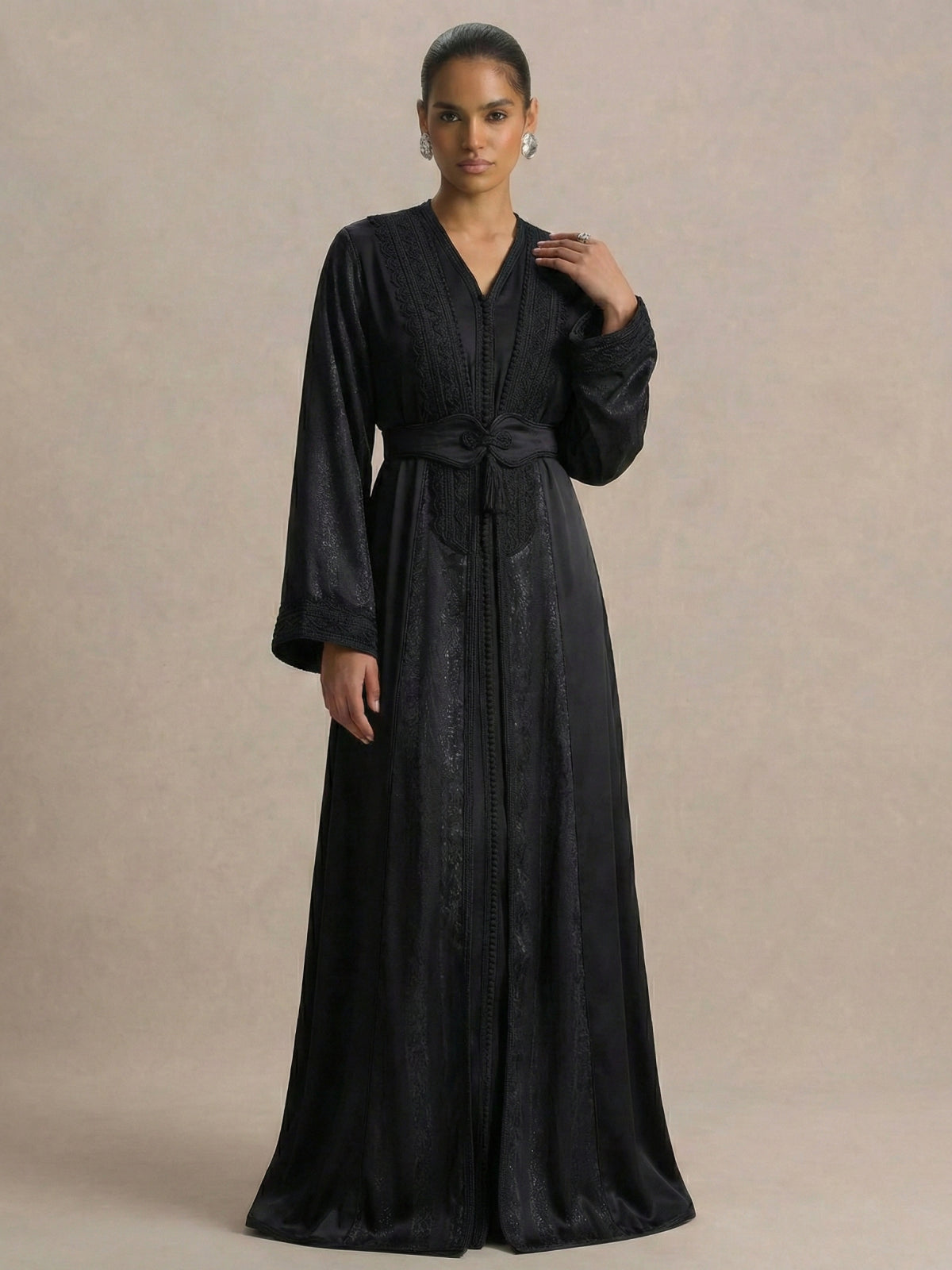 Caftan Mariage Noir - Caftania Paris