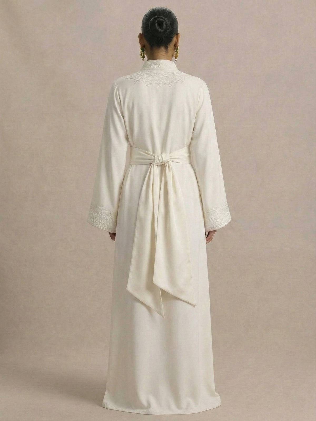 Caftan Marocain Blanc | Caftania Paris