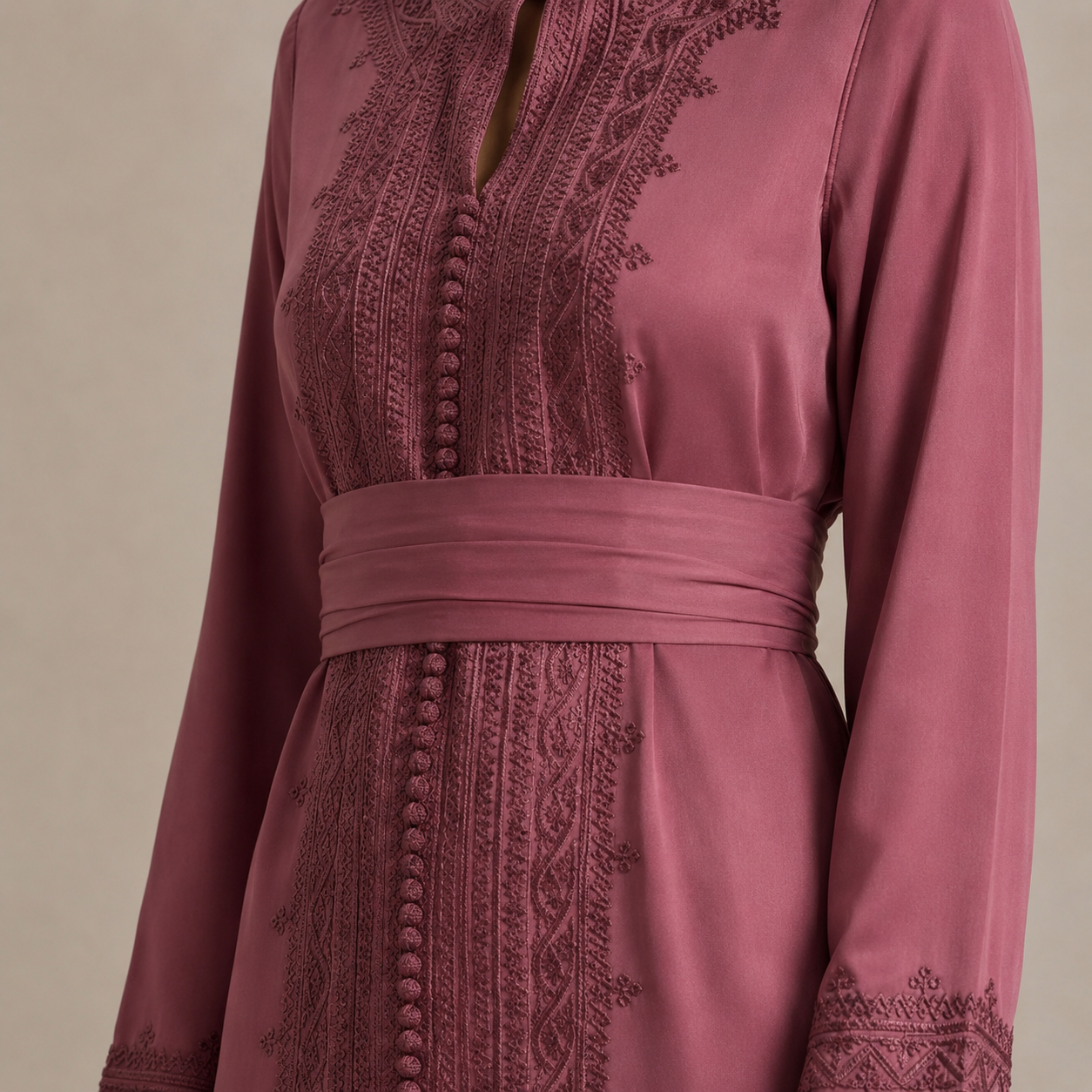 Caftan Marocain Rose