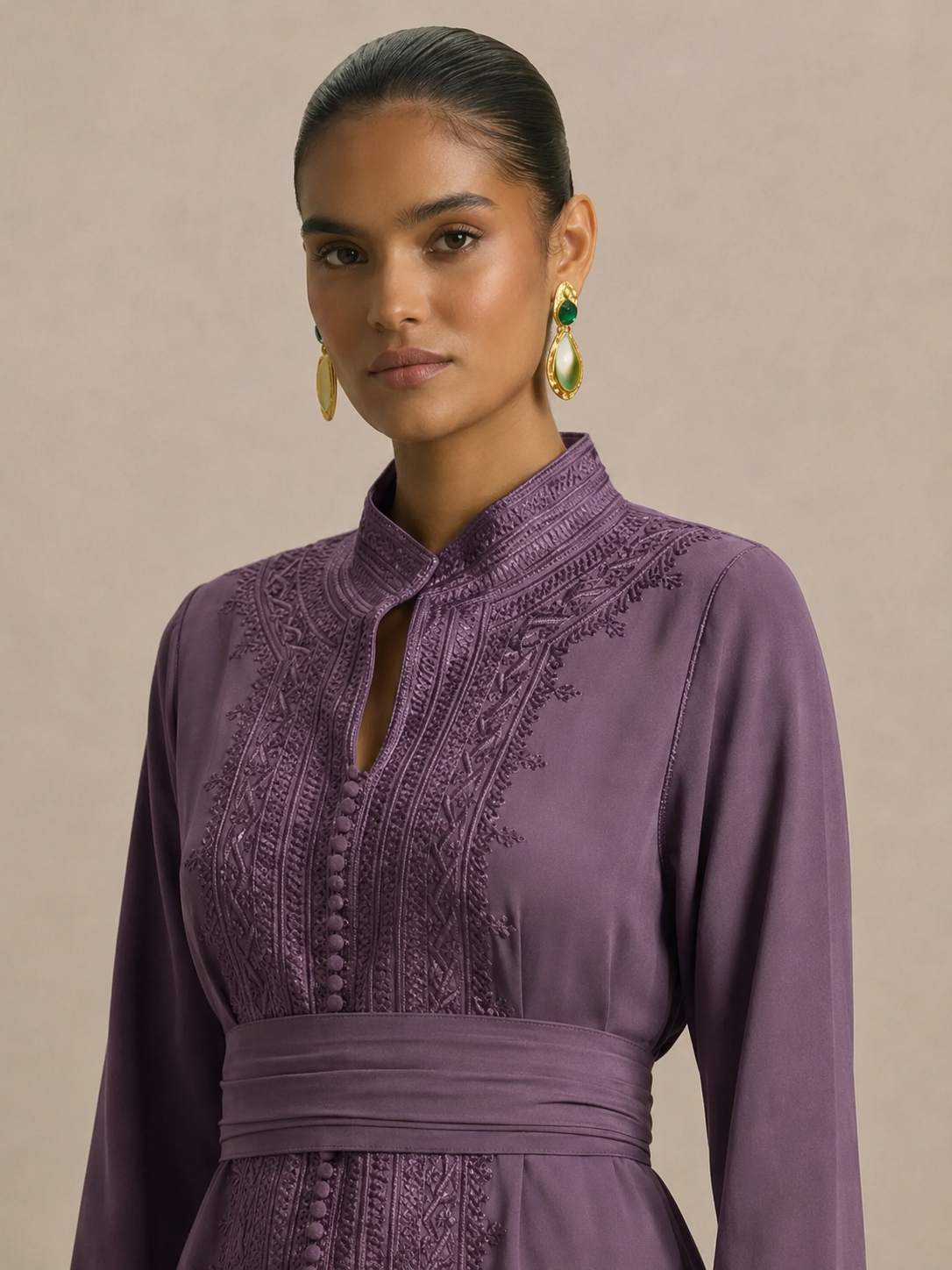 Caftan Violet Clair
