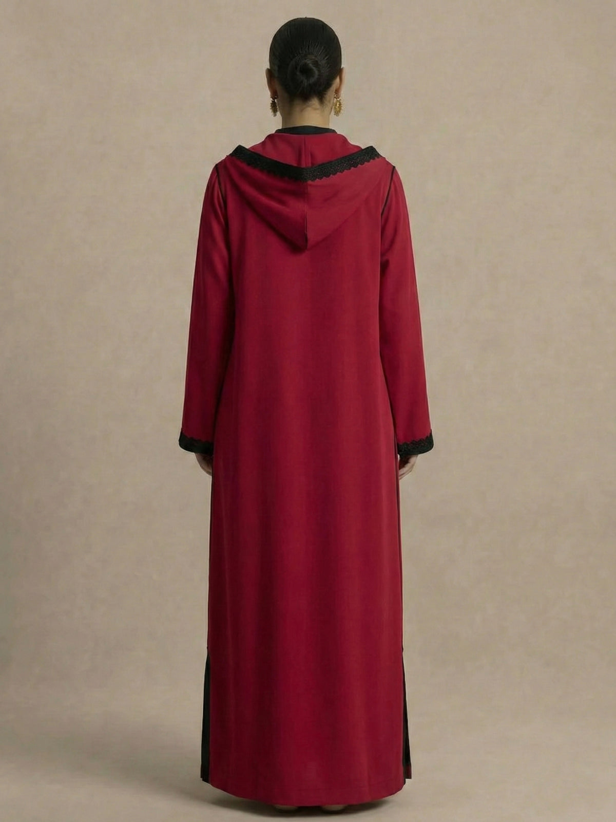 Djellaba Rouge | Caftania Paris