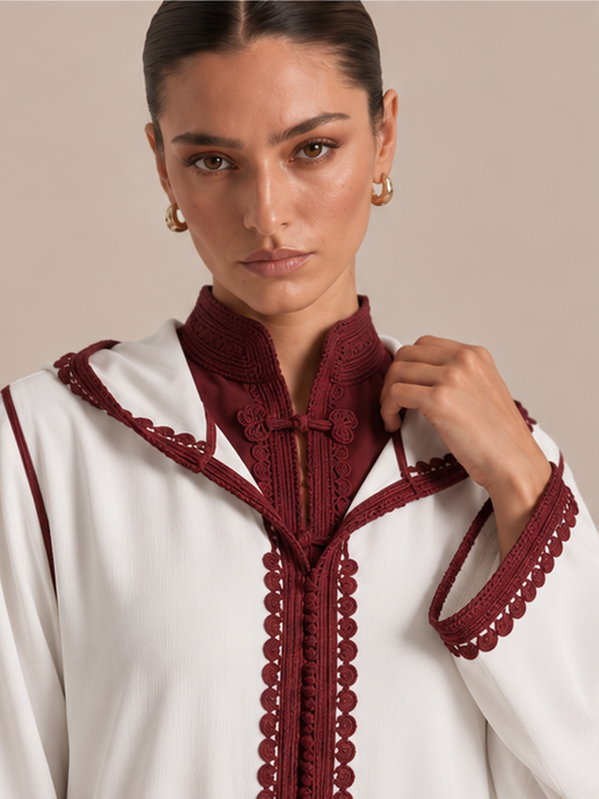 Djellaba Marocaine Traditionnelle | Caftania Paris