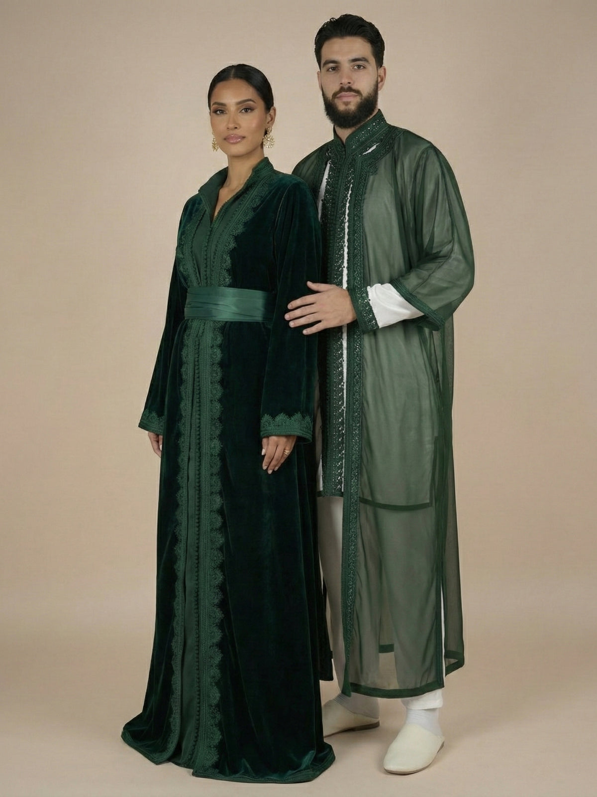 Takchita Vert - Caftania Paris