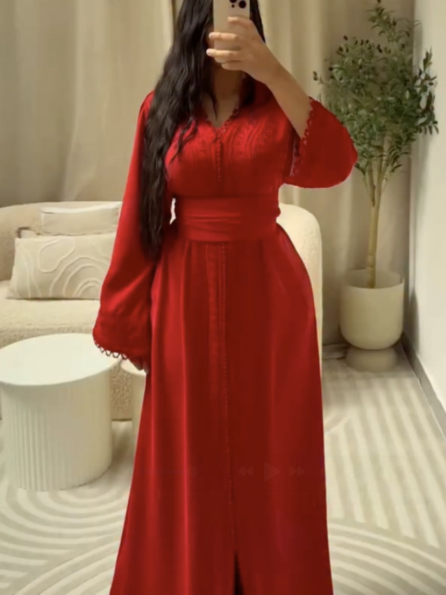 Caftan Rouge Mariage - Caftania Paris