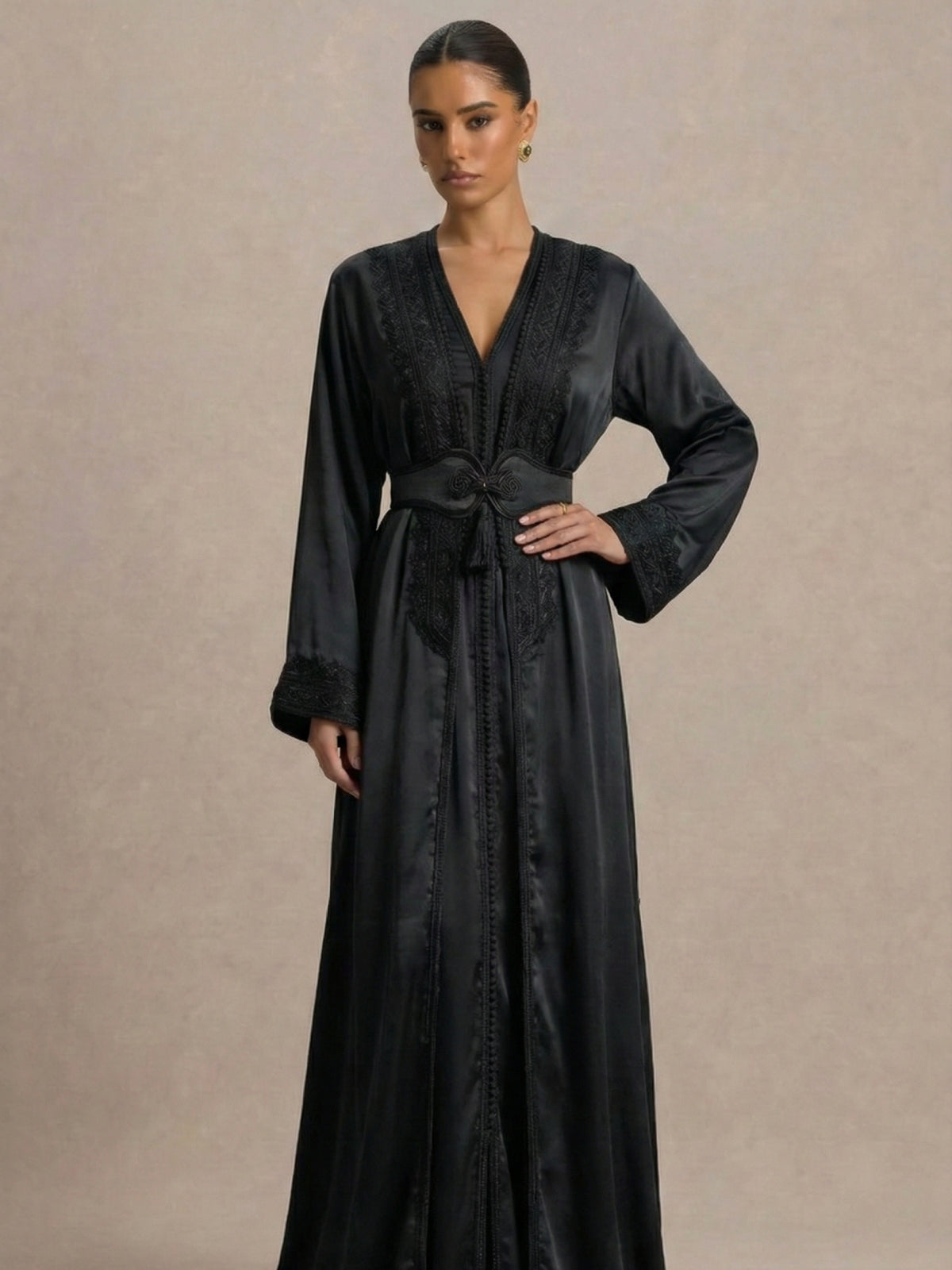 Caftan Mariage Noir - Caftania Paris