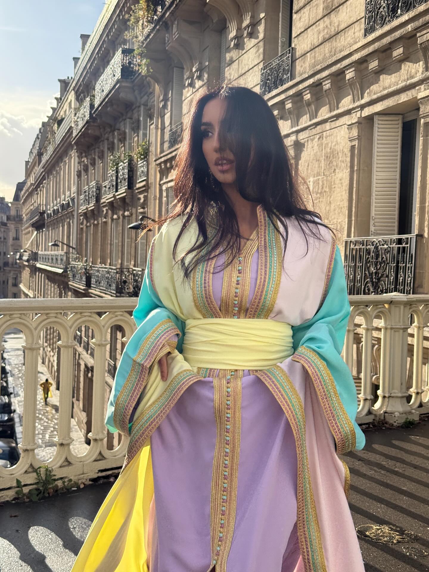 Caftan Violet Pastel - Caftania Paris