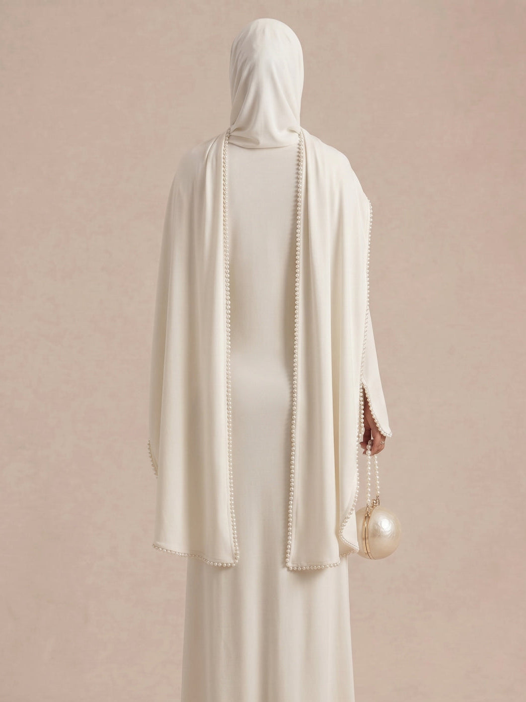 Abaya Blanc Mariage | Caftania Paris