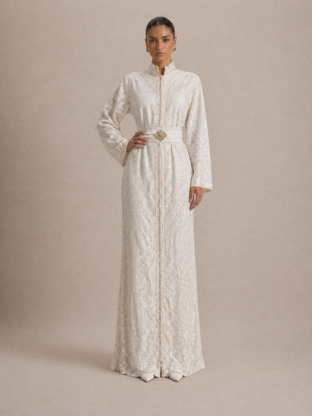 Ceinture assortie offerte avec ce caftan