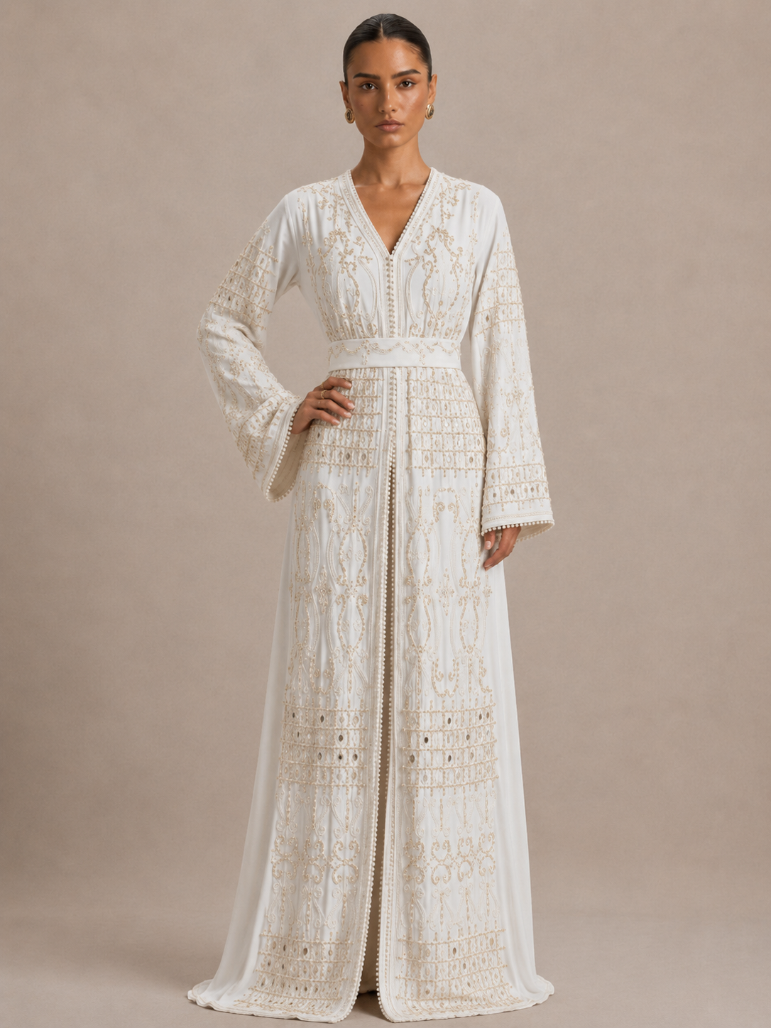 Caftan Blanc Mariage - Caftania Paris