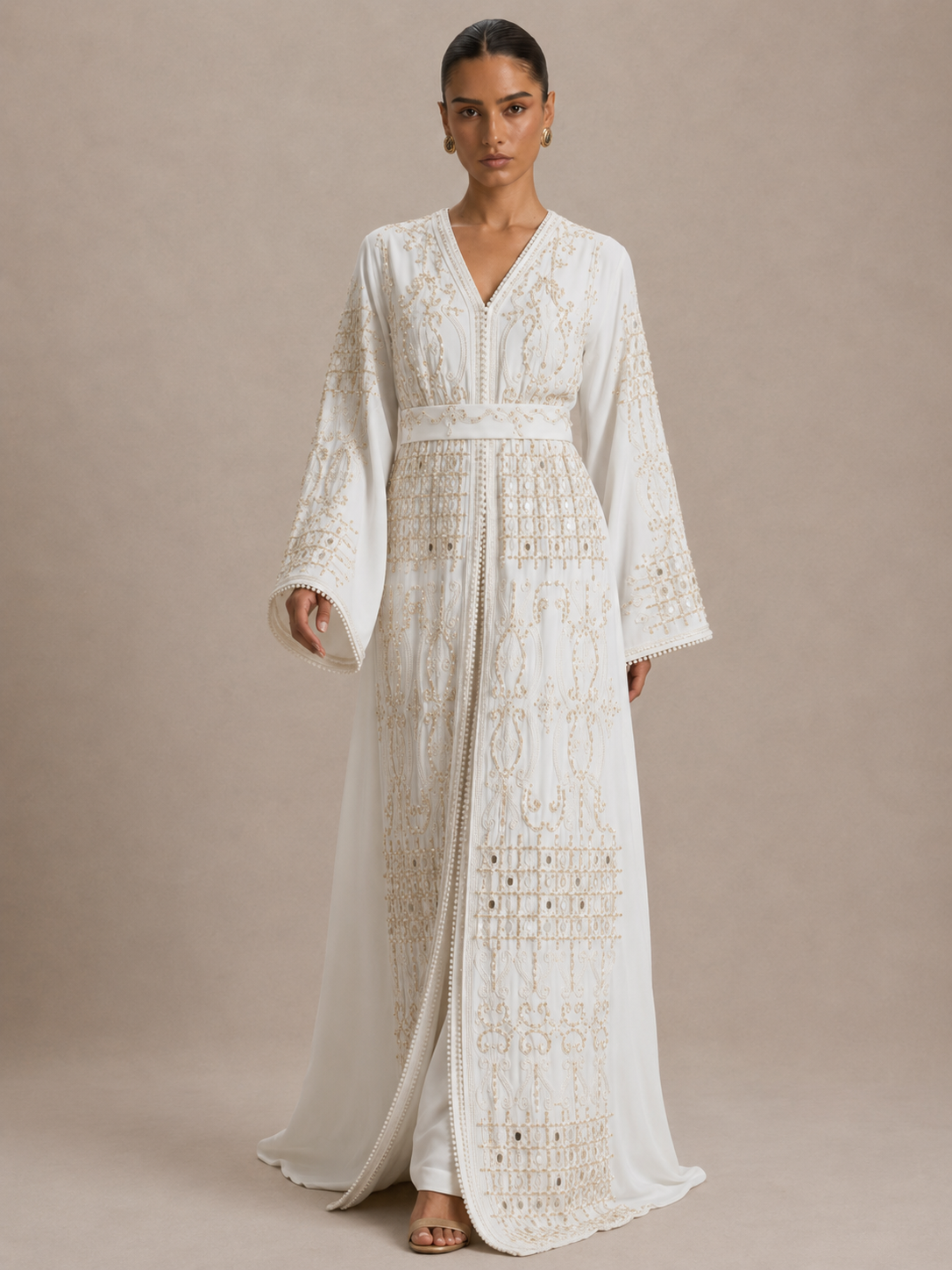 Caftan Blanc Mariage - Caftania Paris