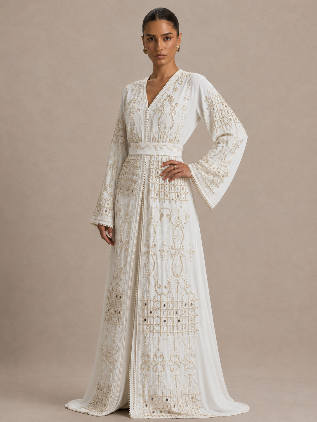 Caftan Blanc Mariage - Caftania Paris