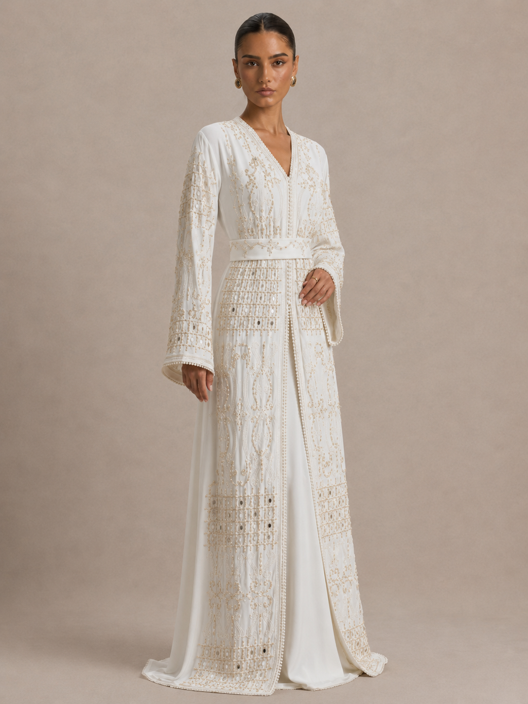Caftan Blanc Mariage - Caftania Paris