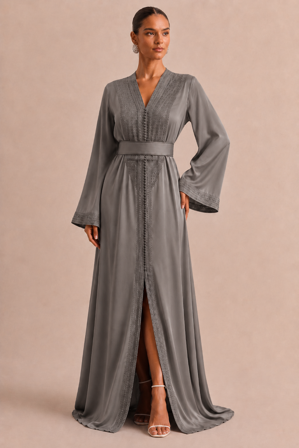 Caftan Gris - Caftania Paris