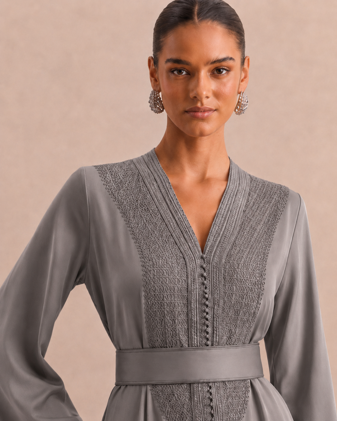 Caftan Gris - Caftania Paris