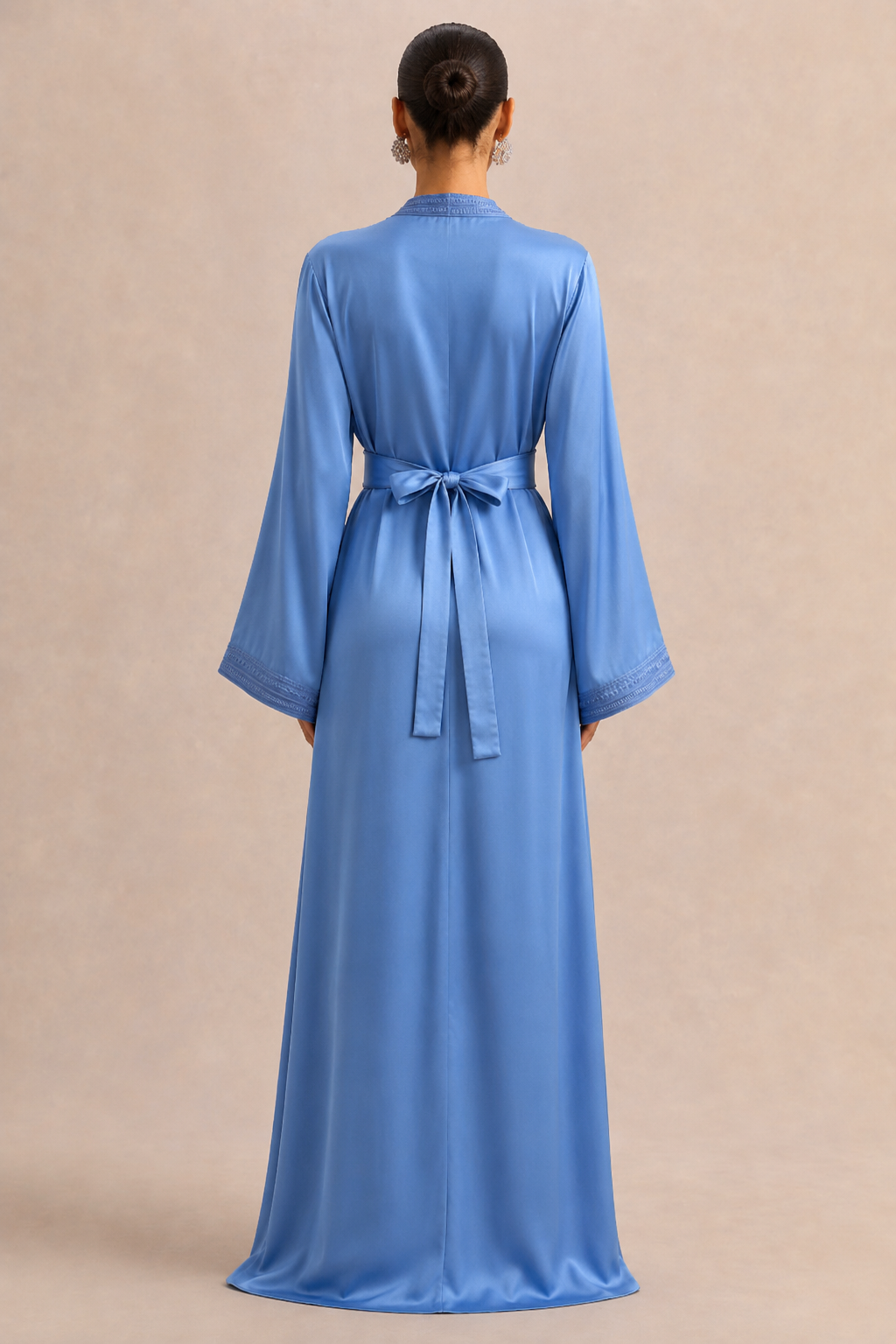 Caftan Marocain Bleu | Caftania Paris