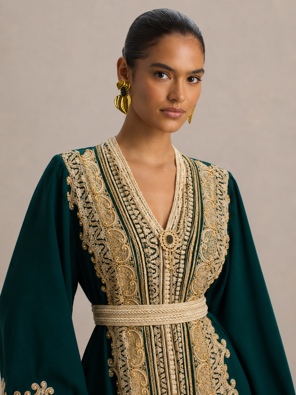 Ceinture assortie offerte avec ce caftan