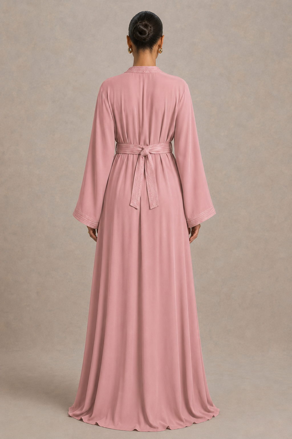Caftan Rose Pale | Caftania Paris