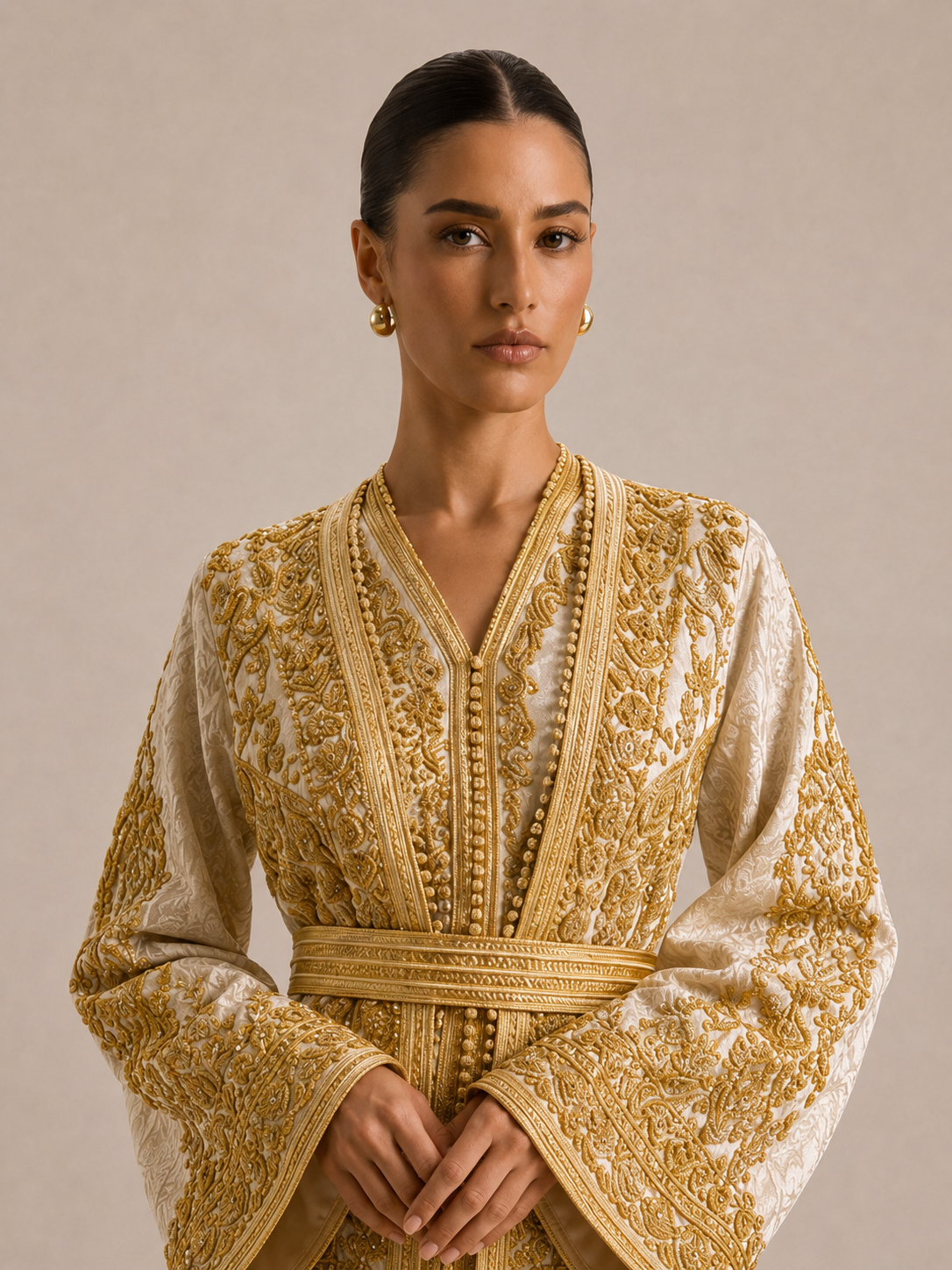 White Bridal Caftan