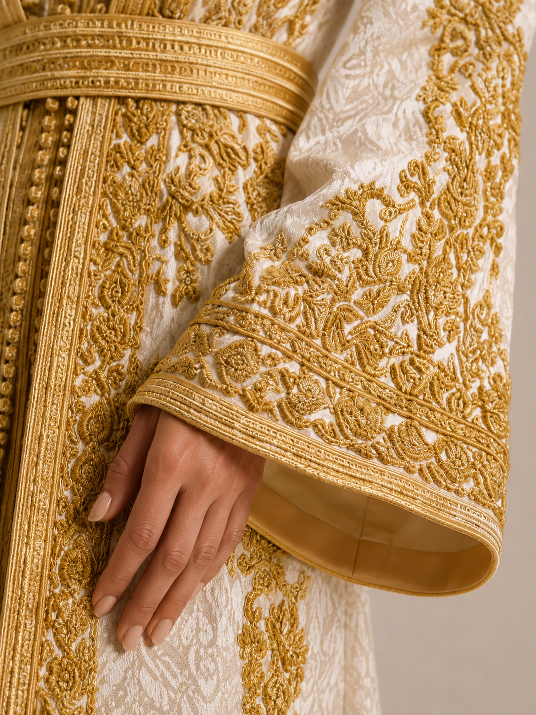 White Bridal Caftan